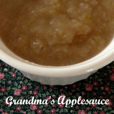 Grandma's Applesauce Recipe