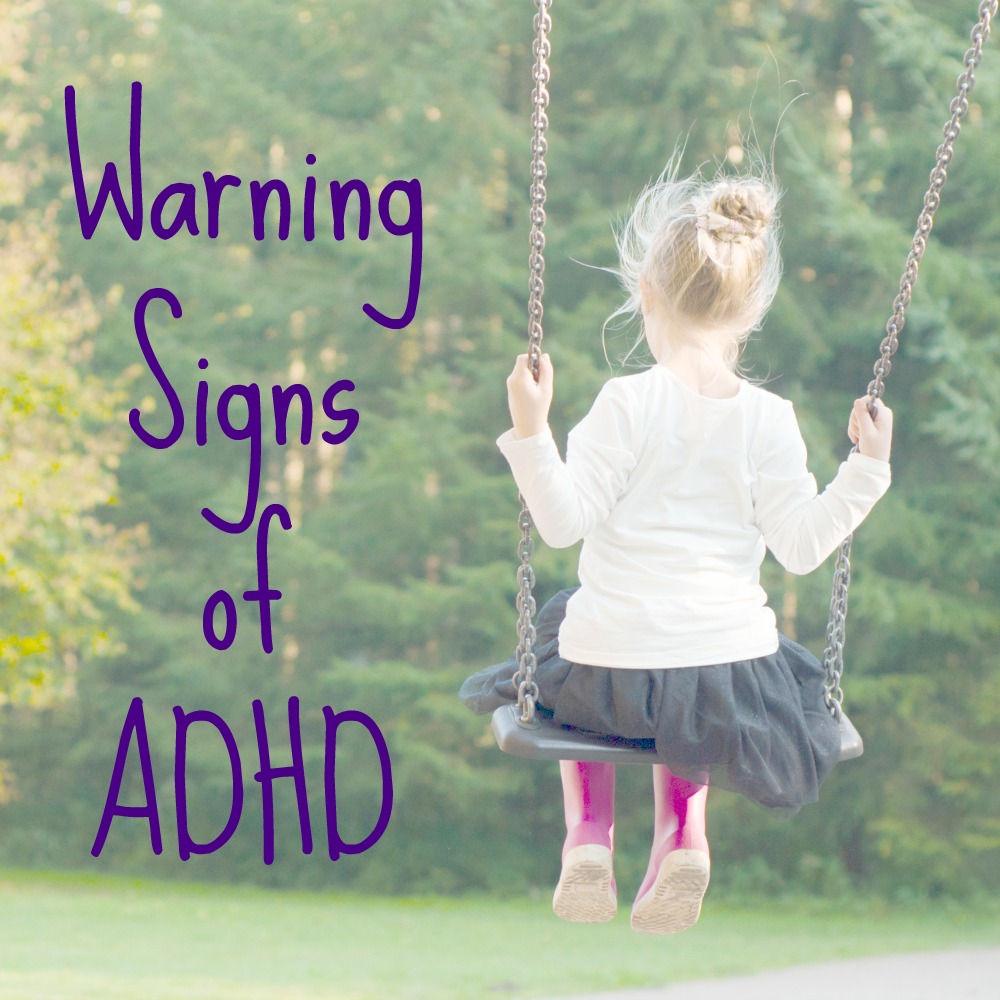warning signs of adhd