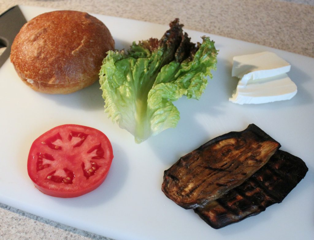 Grilled Eggplant Sandwich Ingredients