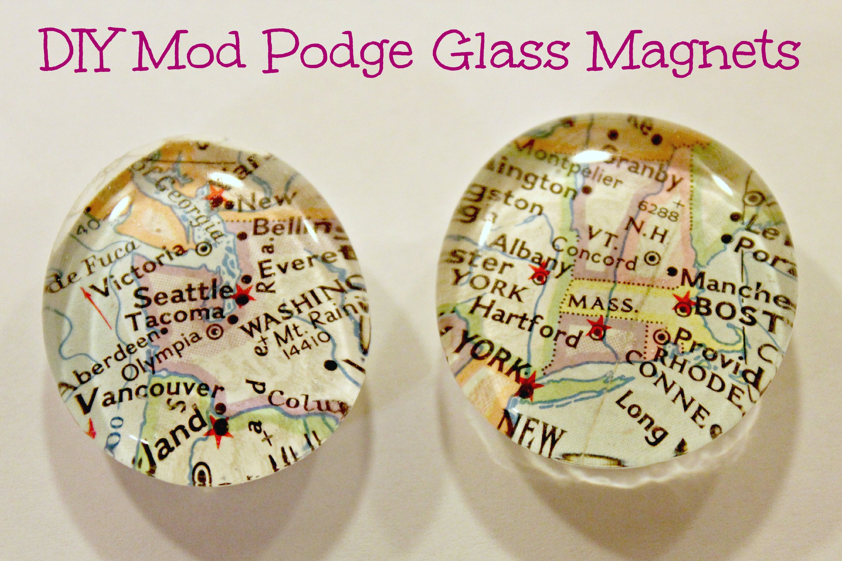 DIY Glass Magnets