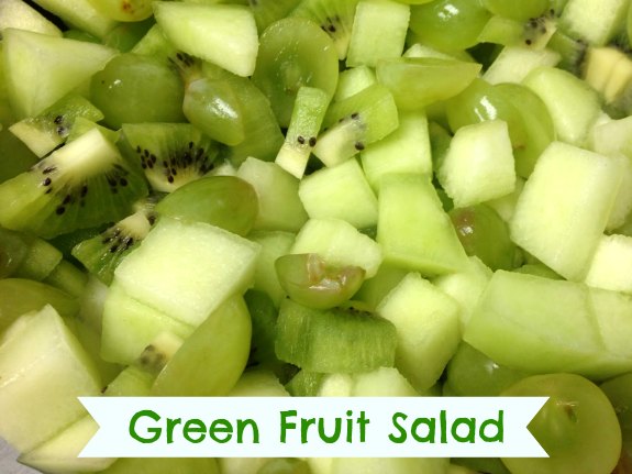 Green Fruit salad