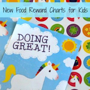 New Foods Reward Charts for Kids