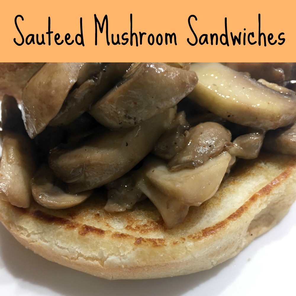 sauteed mushroom sandwiches