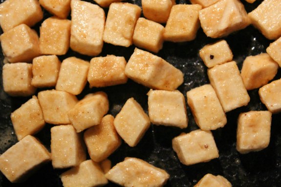 Fried Tofu Cubes