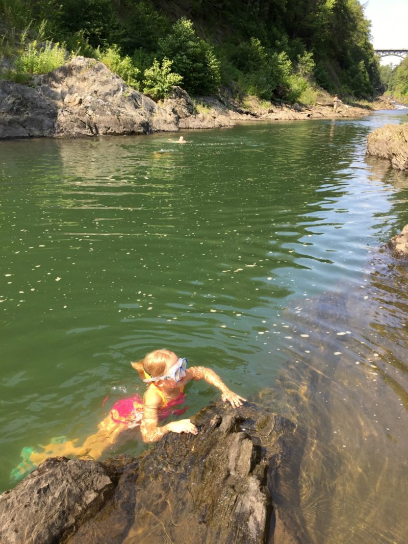 Quechee Gorge Swimming