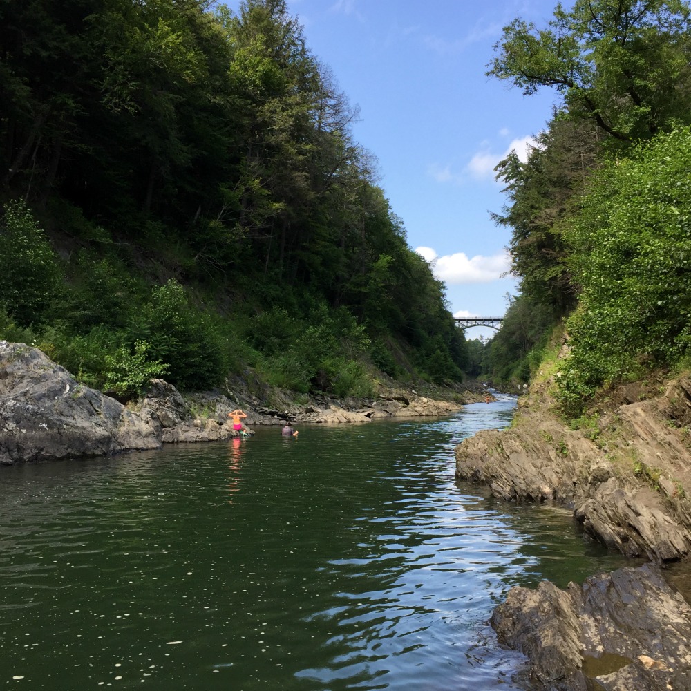 Quechee Gorge Swimming