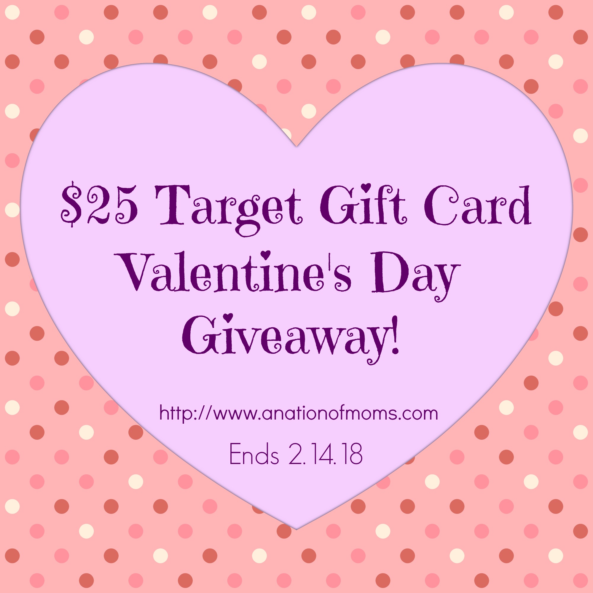 Valentine's Day Target Gift Card Giveaway