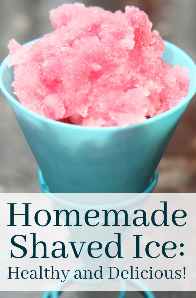 Homemade Shaved Ice