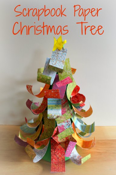 Scrapbook Paper Christmas Tree