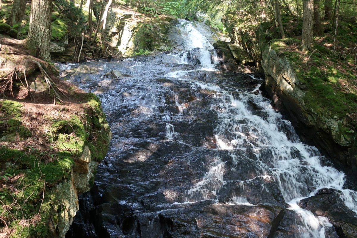 Thundering Brook Falls Waterfall Trail, Killington Vermont