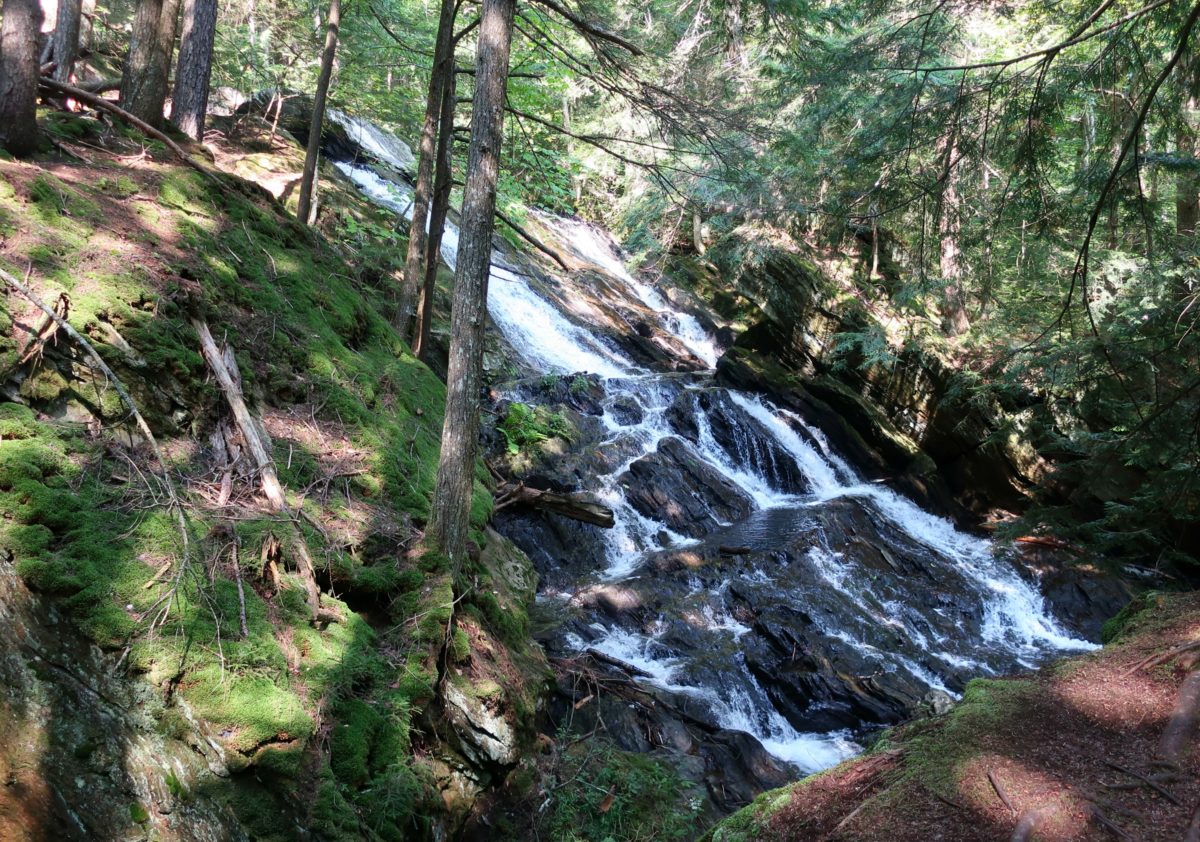 Thundering Brook Falls Waterfall Trail, Killington Vermont
